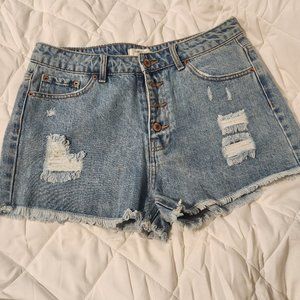 Denim shorts